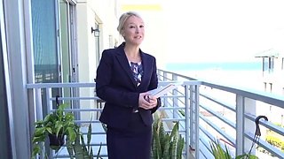 PropertySex - Golden-Haired Southern mommy I'd like to boink real estate agent receives creampie