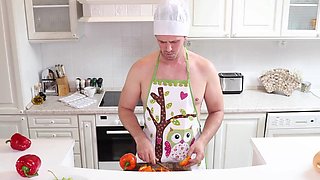 Karups - Horny Busty Redhead Stacy Cruz Fucked By Naked Chef