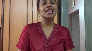 indische tamilische Magd, die Wichsanweisung gibt