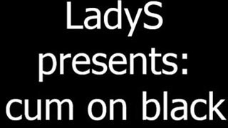LadyS – shoejob cum on black butts shoejob spunk on ebony butts
