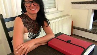 ALEXANDRA WETT – The horny 3-hole teacher OMG! That was probably the best dual impregnation of the year And completely unexpected I also give lessons in bio. Today I had a house call with a worthy dude who is doing his Abitur.