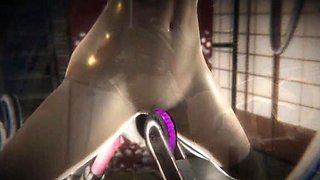 Final Fantasy 7 Remake - Jessie Rasberry in intercourse machine - 3D Porn