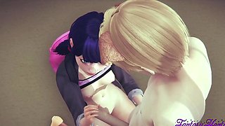 Miraculous Hentai 3D - Marinette Sex in a Train - Japanese manga anime pornography