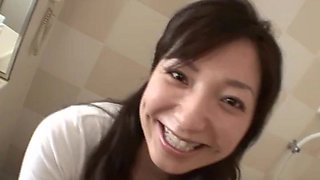 Japanese Blowjob mother I'd like to fuck Liking The Cum