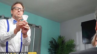 (Small Hands) Turns His Attention To (Emily Rights) Huge Tits Fucks Her Before Giving Her A Facial - Brazzers