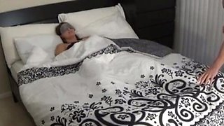 concupiscent sonny fucks sleeping mamma and that babe thinks it's her husband plus-size