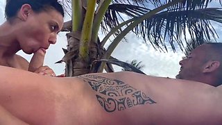 I engulf Dorian Del Isla on the beach in Tulum