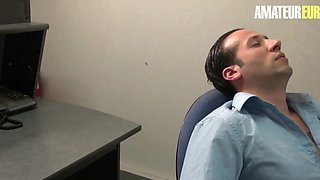 LaCochonne - Julia Gomez French mother I'd like to fuck Enjoys Coworkers Big Cock In Her Ass - AMATEUREURO