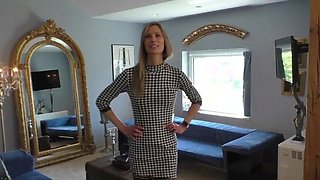 Skinny Melly stuffed to orgasm Long legs suspenders and lewd for fucky-fucky Dream female