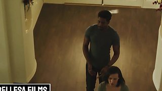Horny (Casey Calvert) tades in roomate (Isiah Maxwell) for big black cock smash acquaintance - Bellesa