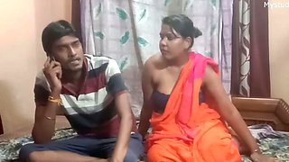 Indian Impotent Husband collective his wife for make her preggo