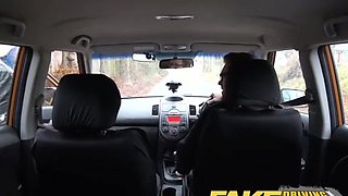 Fake Driving School Instructor jizzes over learners enjoy cavern after ass-fuck