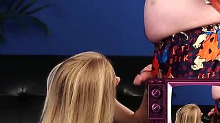 Awesome Blow Job By Golden-Haired Non-Professional Cum Swallower