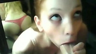 Gorgeous Ivy sucks with loud face hole eat