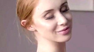 Hawt ginger-haired with big wobblers makes a homemade amateur porno flick Hawt British ginger-haired Lenina Crowne copulates a large schlong and acquires a internal ejaculation in this homemade non-professional pornography clip
