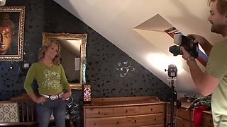 Hot golden-haired granny takes a afro cock in her a-hole Hawt mature can't live without some bi-racial assfucking