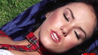 Megan Rain Is Looking For Some After School Pleasure And Cum
