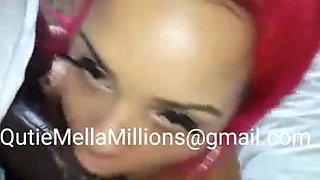 Mella Millions head, buttfuck spray