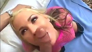 Flower Tucci perverted hookup in boots and fishnet