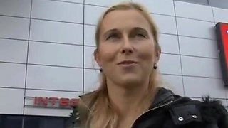 CZECH STREETS - Golden-Haired mom I'd like to drill Picked up on Street