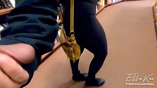 (FULL VIDEO) Dared to Fuck in Library! - highly Public Sex & Blowjob
