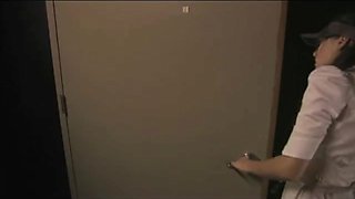 Curious Sasha Grey unlocks the secret apartment