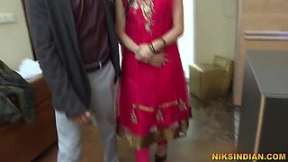 Indian Wife shared with Boss to acquire promotion in office Rohit , the middle class guy , collective his wifey with his Boss to receive promotion, The manager rough drilled all her fuck holes and made her lick his dark hole too Very smutty sex- watch full episode on NIKSINDIAN.COM