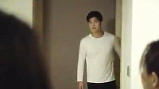 Mom & Son's Friend Fucks in the Kitchen - Korean Movie Korean Movie Clip - Mom & Son's Friend Fucks in the Kitchen whilst sonny fucking with his gf in the apartment