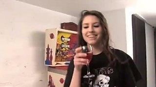 French alt hotty showcases her cunt