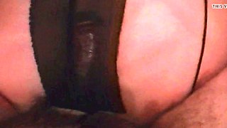 Cumming in my gfs ass crack Wearing bare seamed stockings