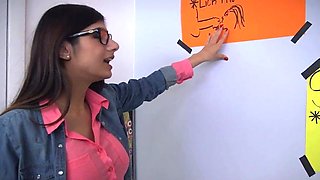 MIA KHALIFA -  Arab Expert Cock Sucker Gives Friend Blowjob Lessons