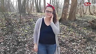 MyDirtyHobby - Big gazoo bodacious legal age teenager acquires an outdoor internal cumshot in the woods