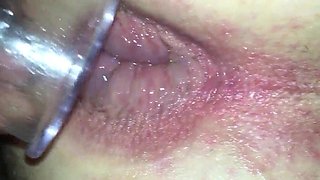 Anus suction cup and sex-toy assfucking ravage