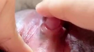 JAPANESE CLOSEUP CLIT ORGASM CONTRACTIONS @ 5:23