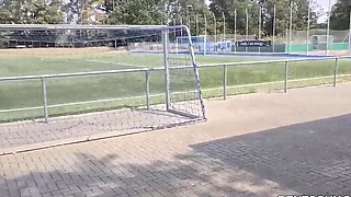 German Fuck on the Soccer Field !!