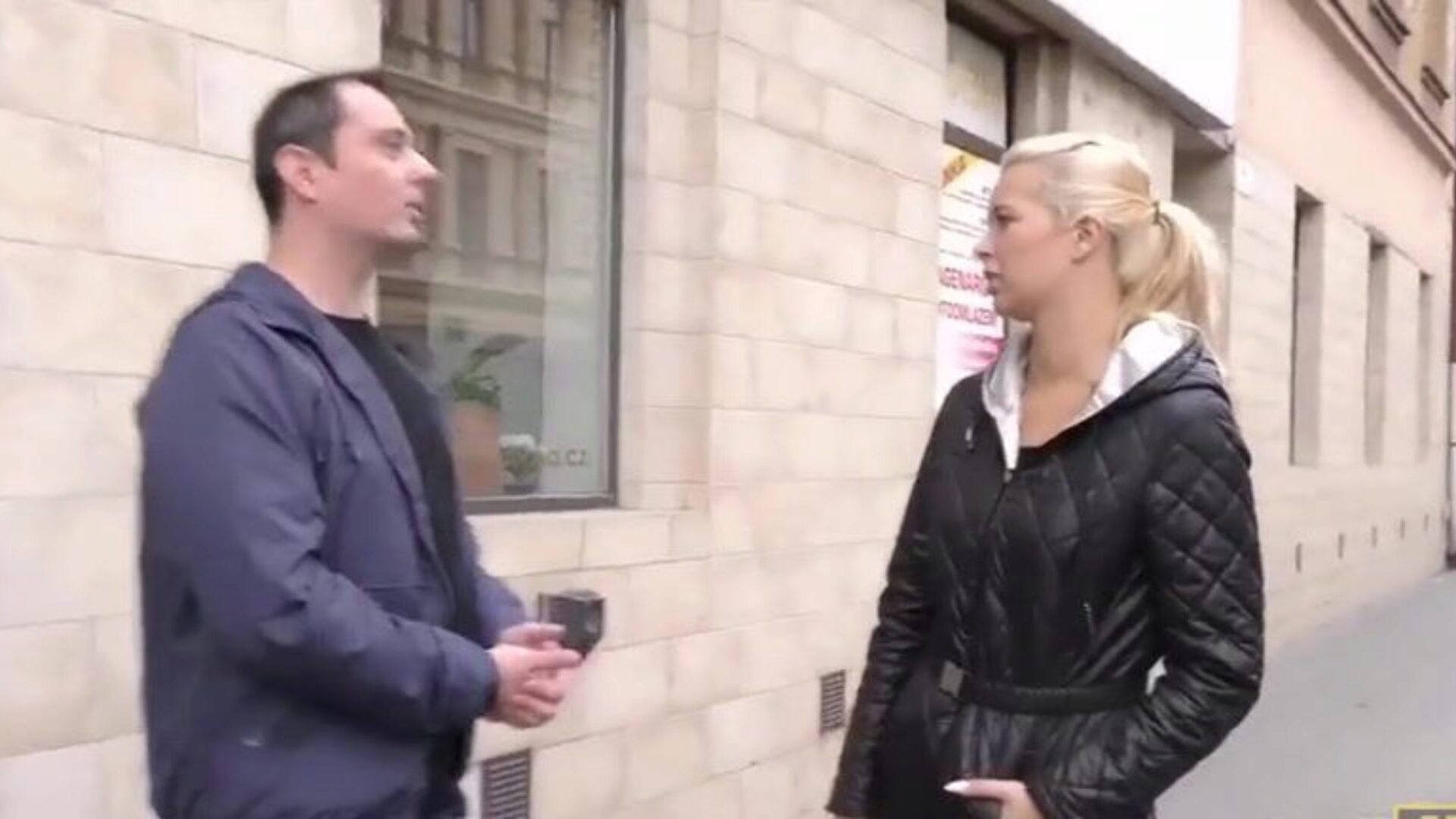 Husband Watch Wife Pulls A Train With Strangers