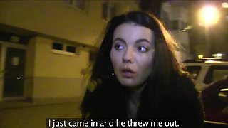 PublicAgent Czech girl loves fuck-fest in the darksome