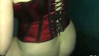 Ebony Chick Fellatios Giant Dick Through the Gloryhole